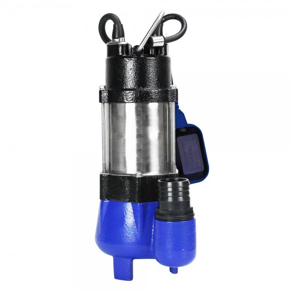 BIA-B18VAS2 CI SUBMERSIBLE VORTEX PUMP W FLOAT SWITCH, CLEAN WATER 15MM 133L/MIN 7M 180W 240V