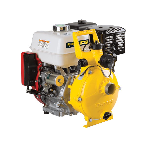 Davey 5113HE Honda (GX390) Electric Start Single Stage Fire Fighter Pump 13HP With Roll Frame