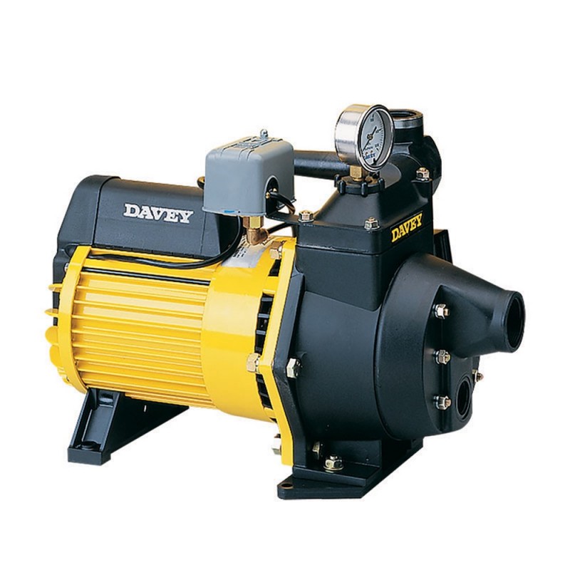 Davey 125D Deep Well Pressure Pump 1.4kW 240V 50Hz 1ph Includes Pressure Switch Select Injector Seperately
