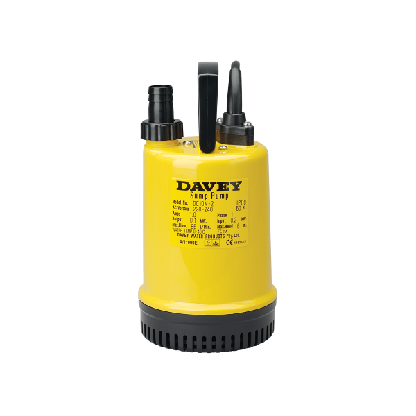 Davey DC10M Double Case Sump Pump (Manual)