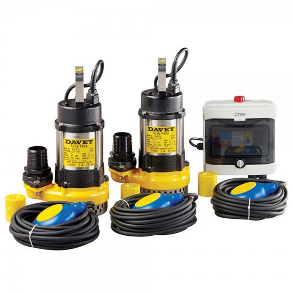 Davey KDS2D40M SumpMaster Mini w/ 2 x D40M Sumpmaster Mini Kits