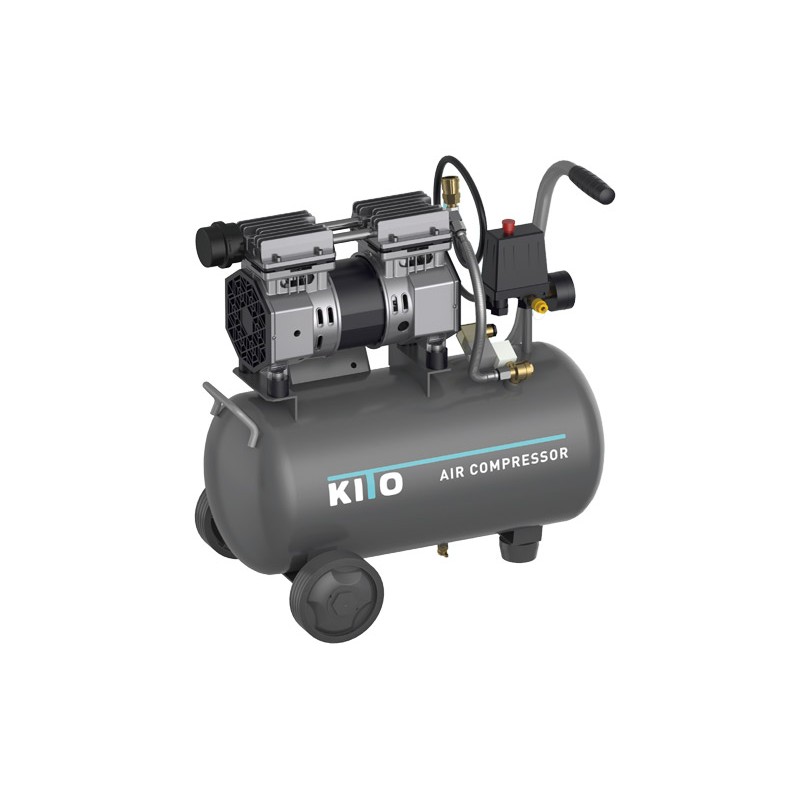 Kito Indstrial Oil Free Air Compressor 24L 1HP, 0.75KW ELECTRICAL MOTOR