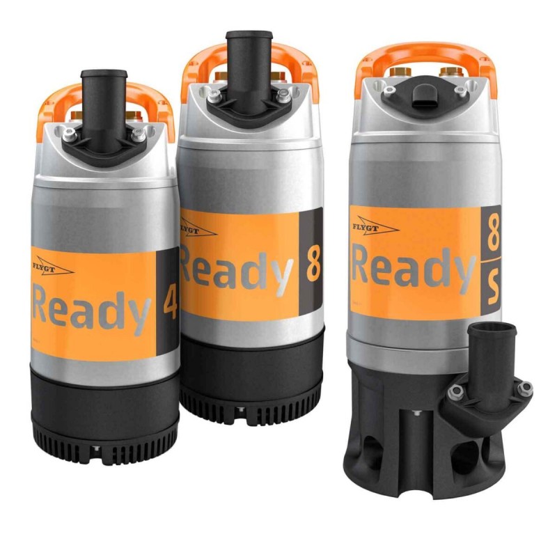 Flygt READY-8 - 0.75kW Durable, lightweight and easily serviceable submersible pumps