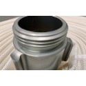 Marro Fire Fighting Hose - 30m 1.5" Lay Flat Canvas Camlock (Thread connection: 2 inch)