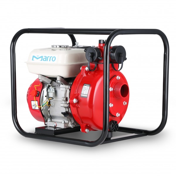 Marro 7.5HP 2" Petrol High Flow Water Transfer Pump Fire Fighting Irrigation Single Impeller Upto 835l/min - HGP-1-50