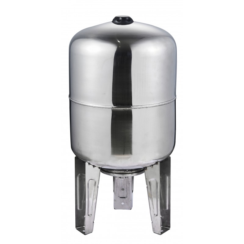 Stainless Steel Water Pressure Tank 50 Litre - Suit Water Pumps - STVT-50L