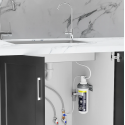 Puretec Z18 Quick-Twist Undersink Water Filter System with High Loop Faucet